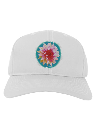 Watercolor Flower Adult Baseball Cap Hat-Baseball Cap-TooLoud-White-One Size-Davson Sales