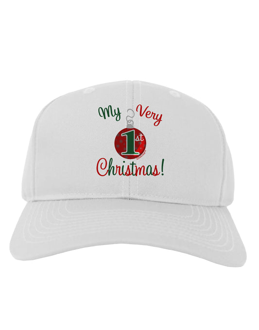 My Very 1st Christmas Adult Baseball Cap Hat-Baseball Cap-TooLoud-White-One Size-Davson Sales