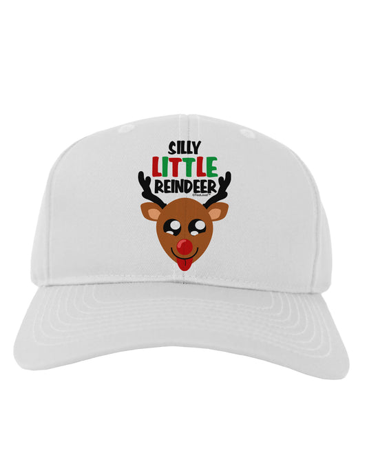 Silly Little Reindeer Matching Deer Adult Baseball Cap Hat-Baseball Cap-TooLoud-White-One Size-Davson Sales