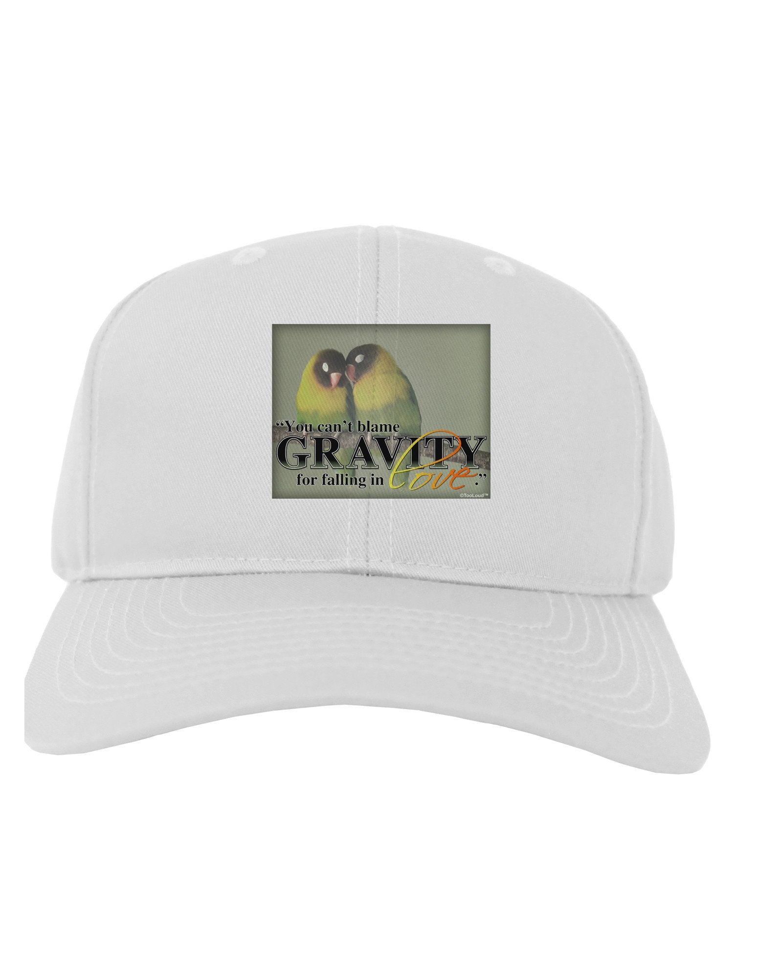 Can't Blame Gravity Adult Baseball Cap Hat-Baseball Cap-TooLoud-White-One Size-Davson Sales