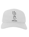 TooLoud Big Prick Adult Baseball Cap Hat-Baseball Cap-TooLoud-White-One-Size-Fits-Most-Davson Sales