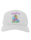 Happy Easter Gel Look Print Adult Baseball Cap Hat-Baseball Cap-TooLoud-White-One Size-Davson Sales
