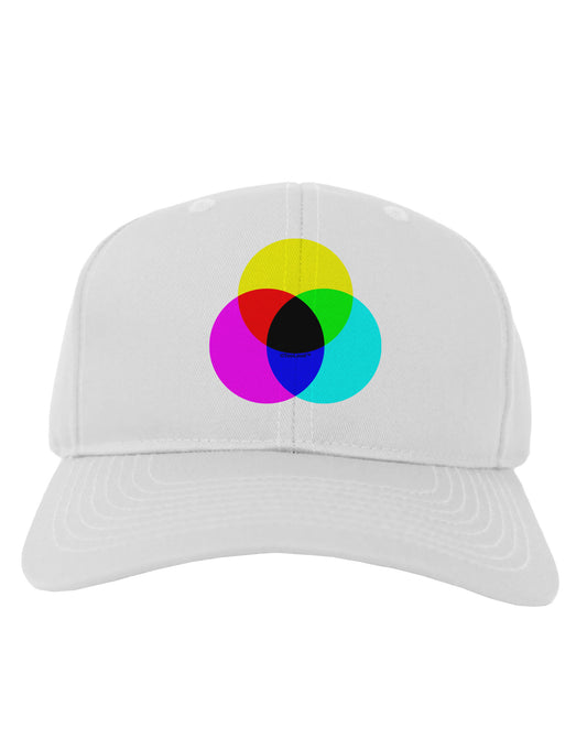 CMYK Color Model Adult Baseball Cap Hat by TooLoud-Baseball Cap-TooLoud-White-One Size-Davson Sales
