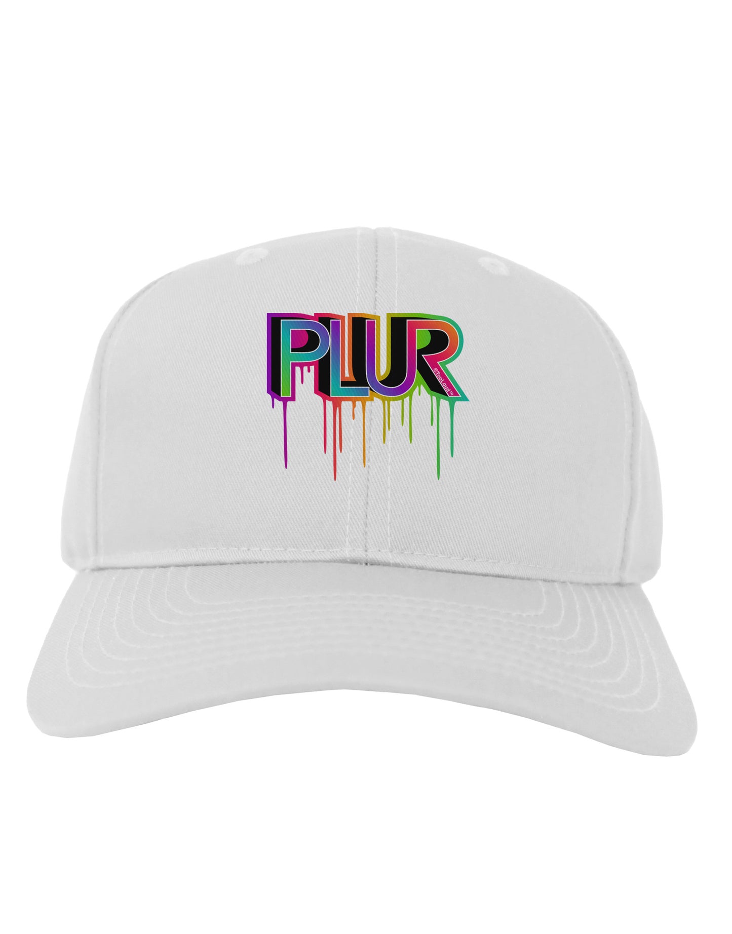 PLUR Paint Adult Baseball Cap Hat-Baseball Cap-TooLoud-White-One Size-Davson Sales