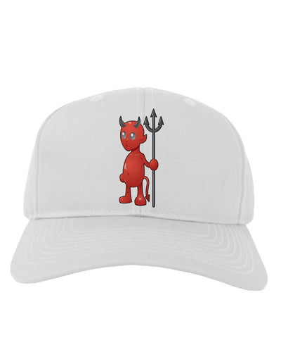 Cute Devil - Halloween Design Adult Baseball Cap Hat-Baseball Cap-TooLoud-White-One Size-Davson Sales