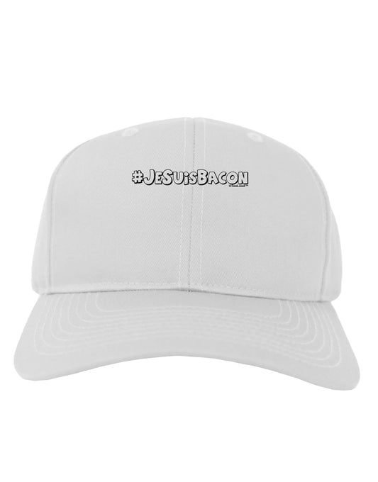 Hashtag JeSuisBacon Deco Adult Baseball Cap Hat-Baseball Cap-TooLoud-White-One Size-Davson Sales