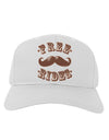 Free Mustache Rides Adult Baseball Cap Hat-Baseball Cap-TooLoud-White-One Size-Davson Sales