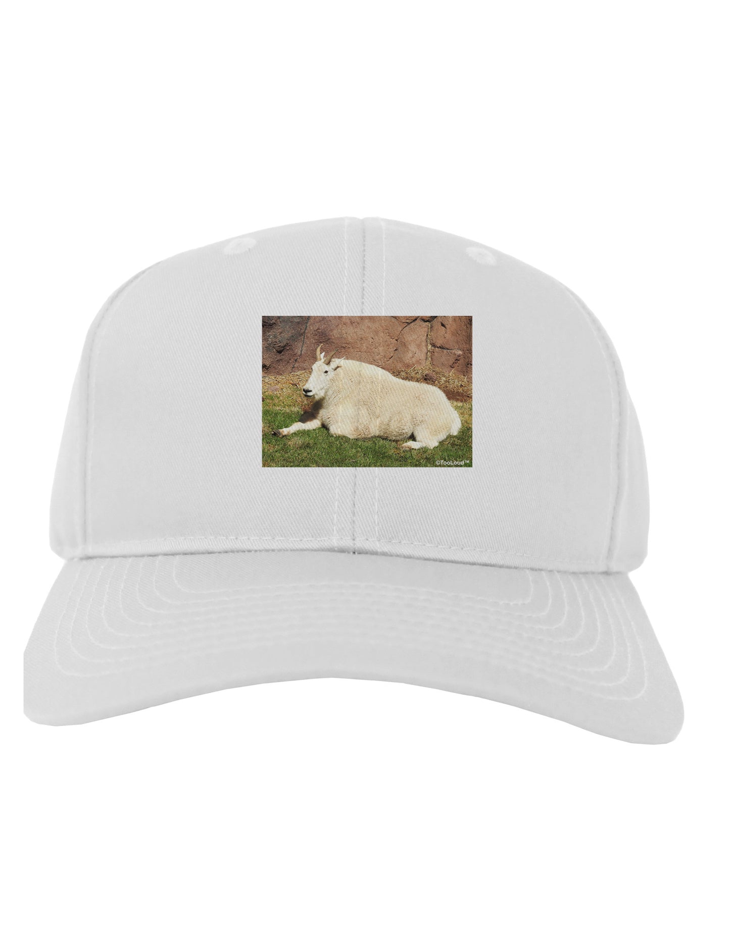 Relaxing Ram Adult Baseball Cap Hat-Baseball Cap-TooLoud-White-One Size-Davson Sales