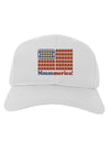 American Breakfast Flag - Bacon and Eggs - Mmmmerica Adult Baseball Cap Hat-Baseball Cap-TooLoud-White-One Size-Davson Sales