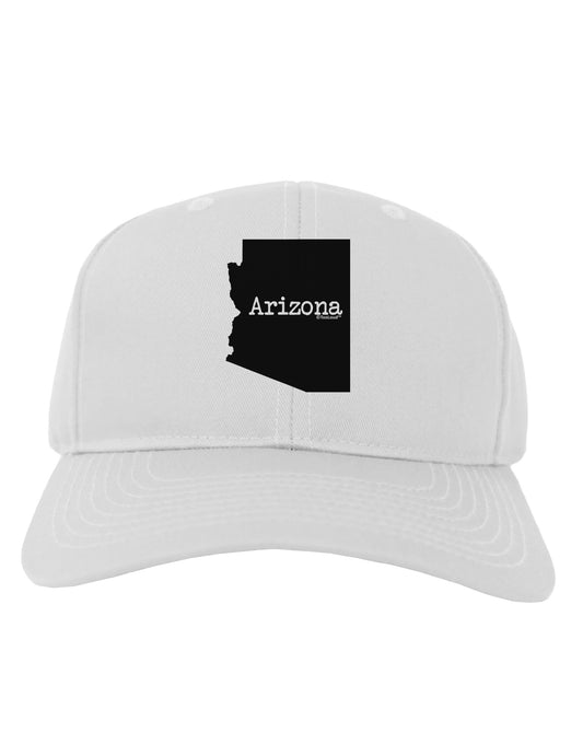 Arizona - United States Shape Adult Baseball Cap Hat by TooLoud-Baseball Cap-TooLoud-White-One Size-Davson Sales