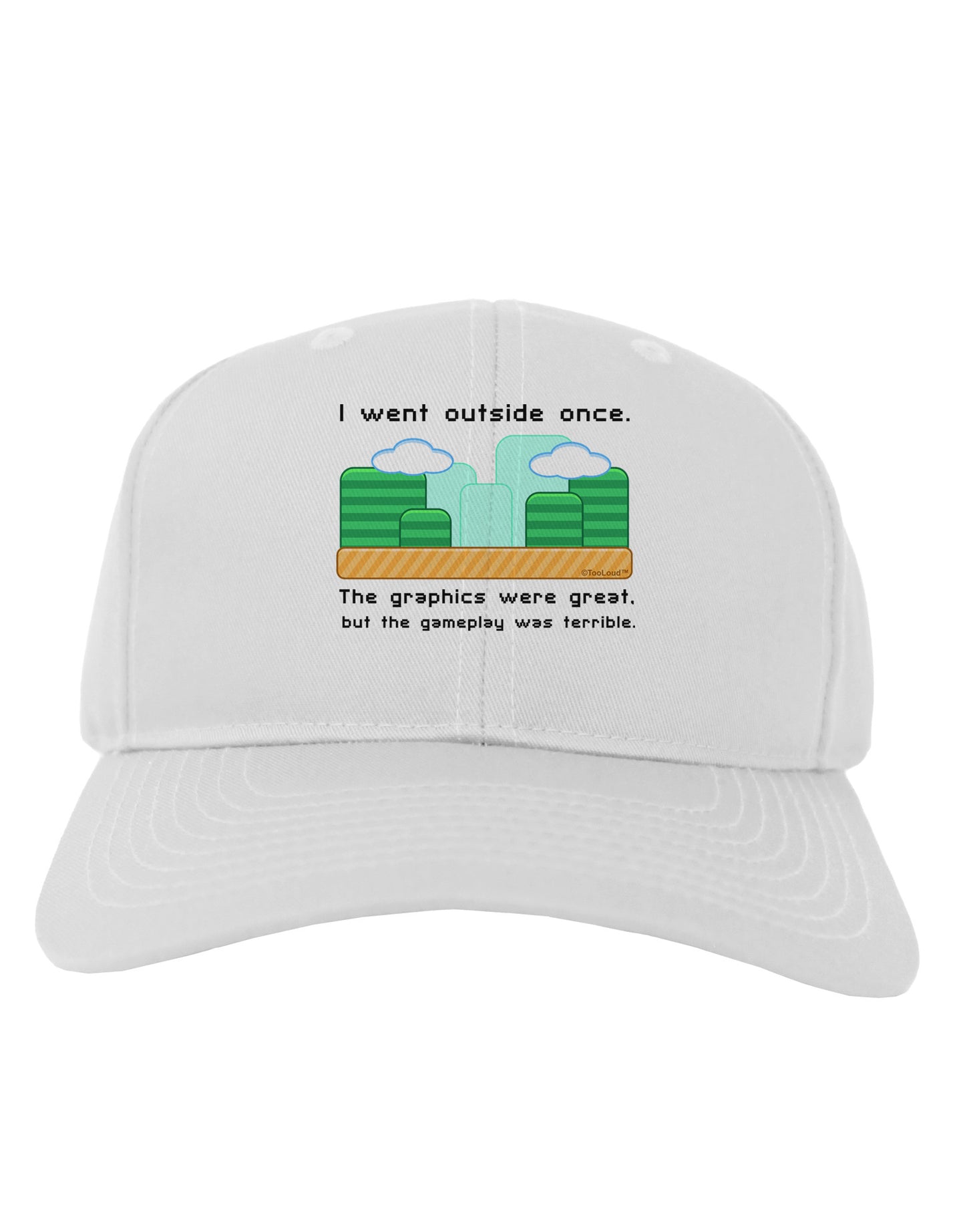 The Gameplay Was Terrible Adult Baseball Cap Hat-Baseball Cap-TooLoud-White-One Size-Davson Sales