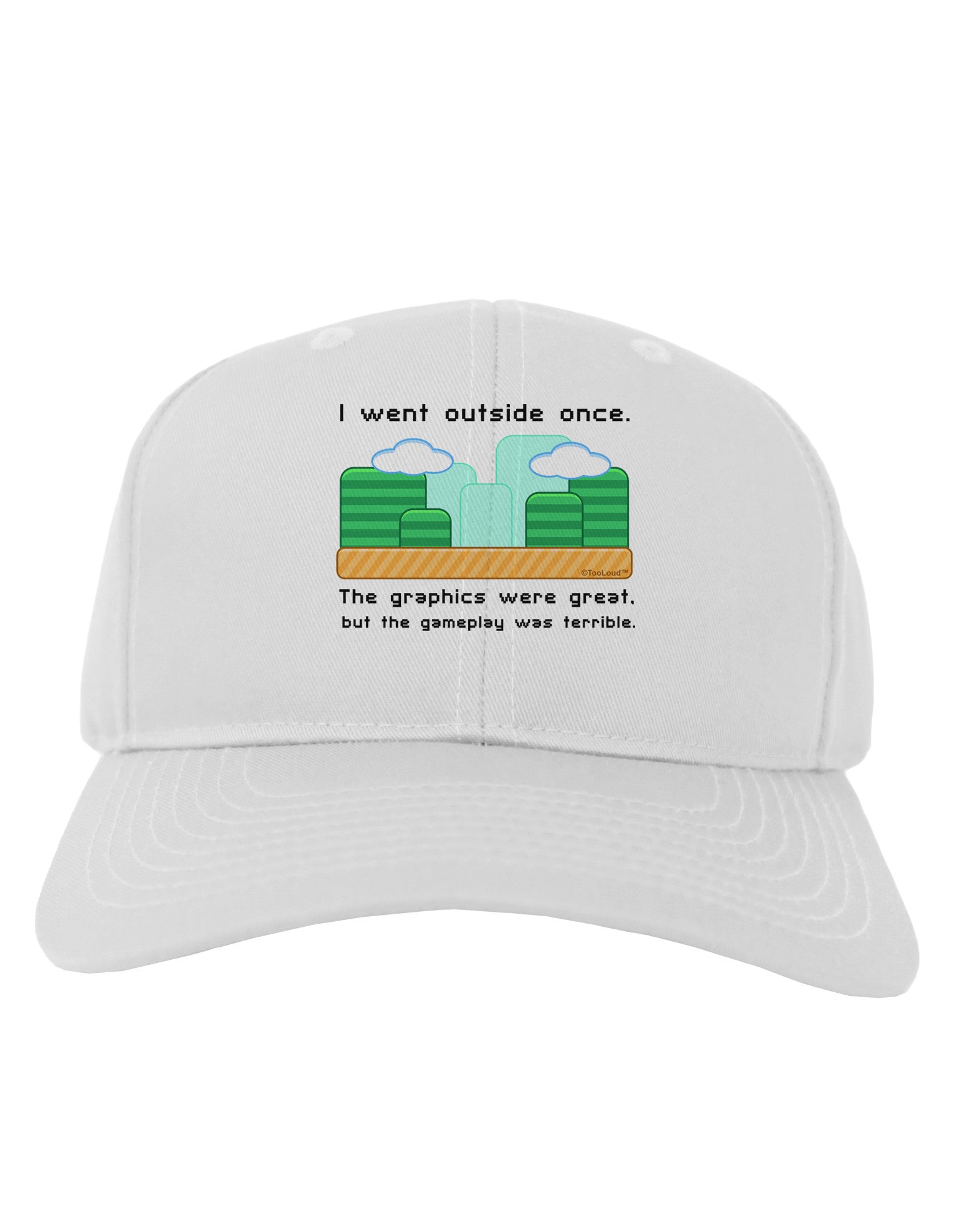 The Gameplay Was Terrible Adult Baseball Cap Hat-Baseball Cap-TooLoud-White-One Size-Davson Sales