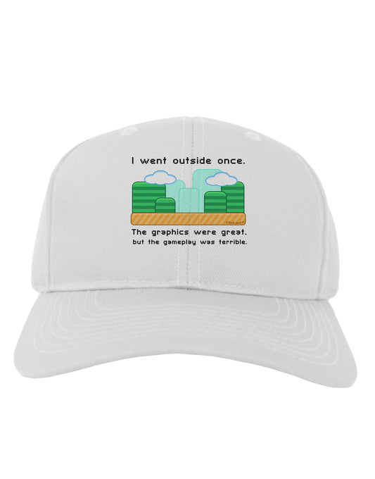 The Gameplay Was Terrible Adult Baseball Cap Hat-Baseball Cap-TooLoud-White-One Size-Davson Sales