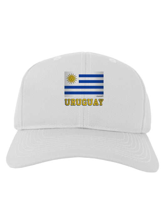 Uruguay Flag Adult Baseball Cap Hat-Baseball Cap-TooLoud-White-One Size-Davson Sales