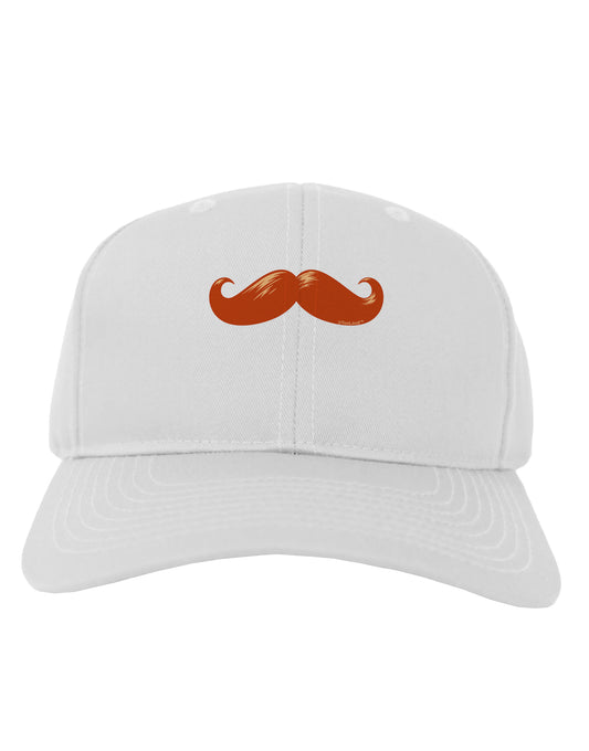 Big Redhead Mustache Adult Baseball Cap Hat-Baseball Cap-TooLoud-White-One Size-Davson Sales