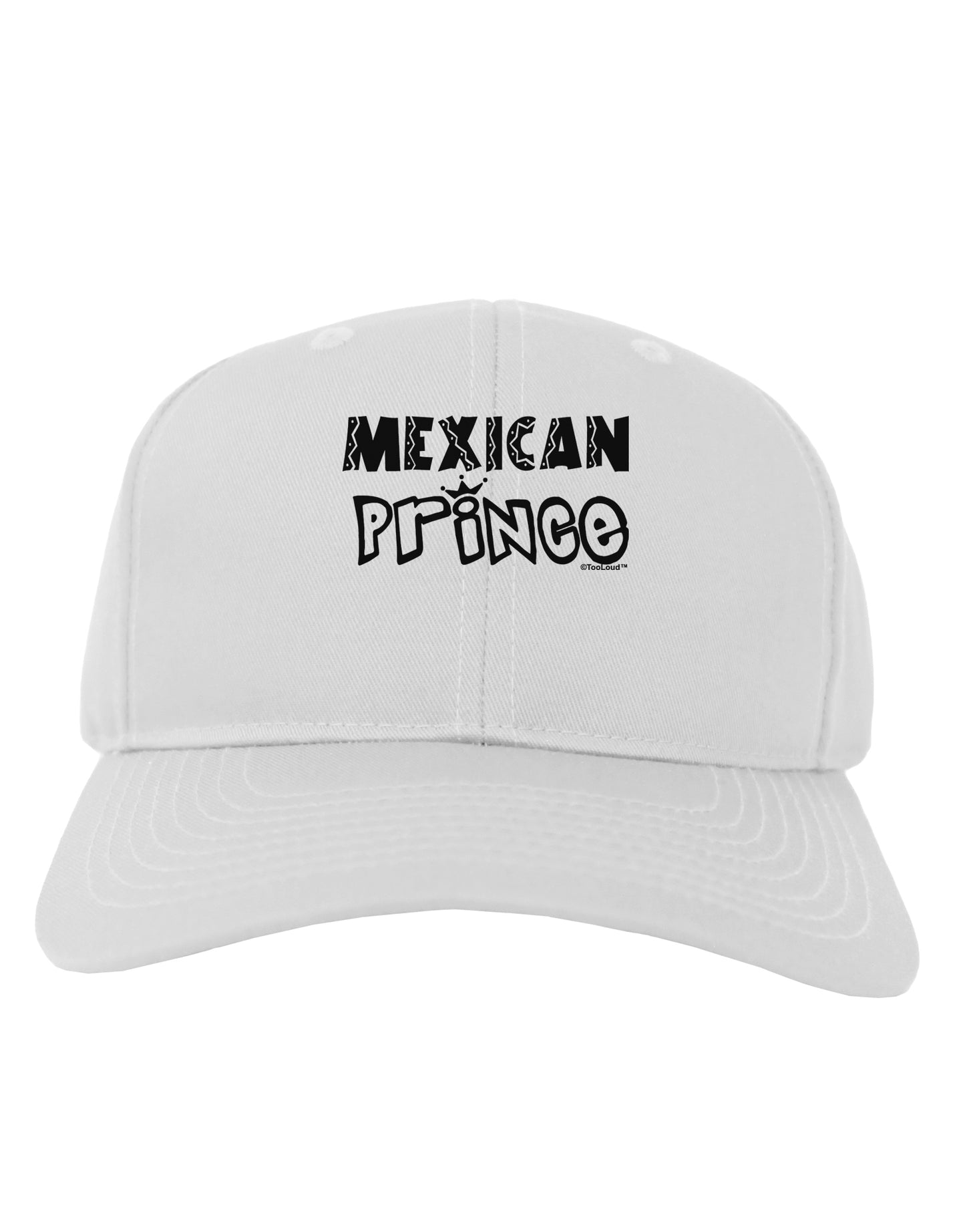 Mexican Prince - Cinco de Mayo Adult Baseball Cap Hat by TooLoud-Baseball Cap-TooLoud-White-One Size-Davson Sales