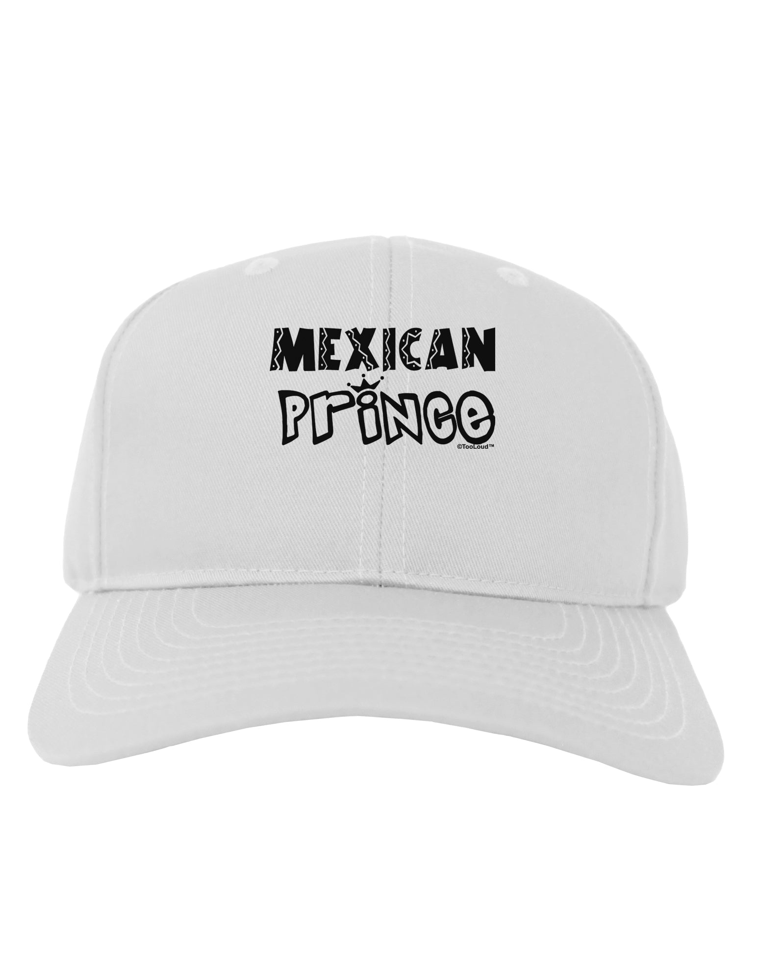 Mexican Prince - Cinco de Mayo Adult Baseball Cap Hat by TooLoud-Baseball Cap-TooLoud-White-One Size-Davson Sales