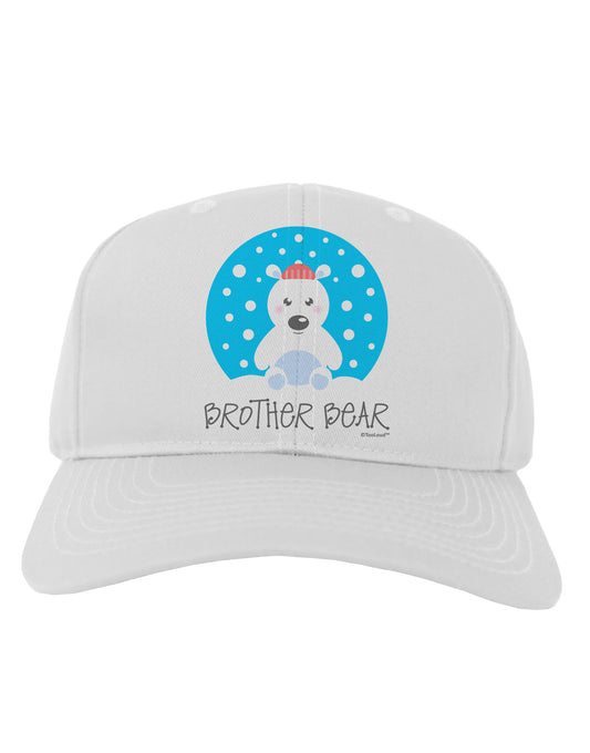 Matching Polar Bear Family - Brother Bear Adult Baseball Cap Hat by TooLoud-Baseball Cap-TooLoud-White-One Size-Davson Sales