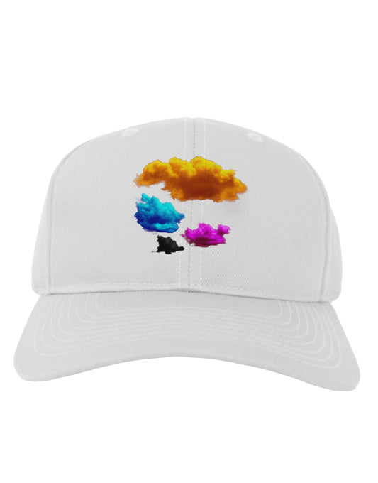 CMYK Clouds Adult Baseball Cap Hat-Baseball Cap-TooLoud-White-One Size-Davson Sales