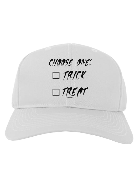 Choose One Unchecked Adult Baseball Cap Hat-Baseball Cap-TooLoud-White-One Size-Davson Sales