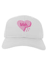 Meh Candy Heart - Valentines Day Adult Baseball Cap Hat by TooLoud-Baseball Cap-TooLoud-White-One Size-Davson Sales