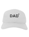 Dad to the Fourth Power - Dad of Four Adult Baseball Cap Hat-Baseball Cap-TooLoud-White-One Size-Davson Sales