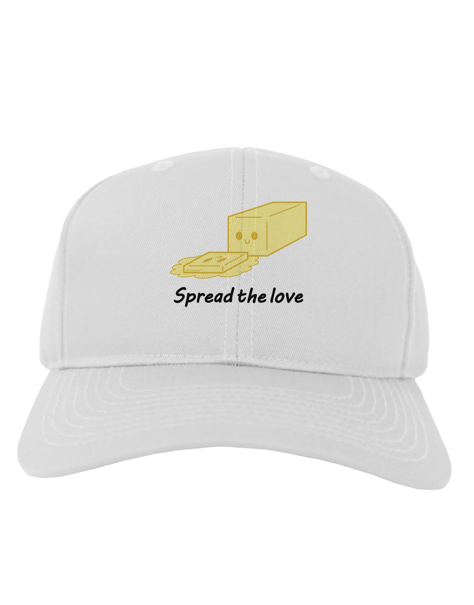 Butter - Spread the Love Adult Baseball Cap Hat-Baseball Cap-TooLoud-White-One Size-Davson Sales