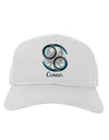 Cancer Symbol Adult Baseball Cap Hat-Baseball Cap-TooLoud-White-One Size-Davson Sales