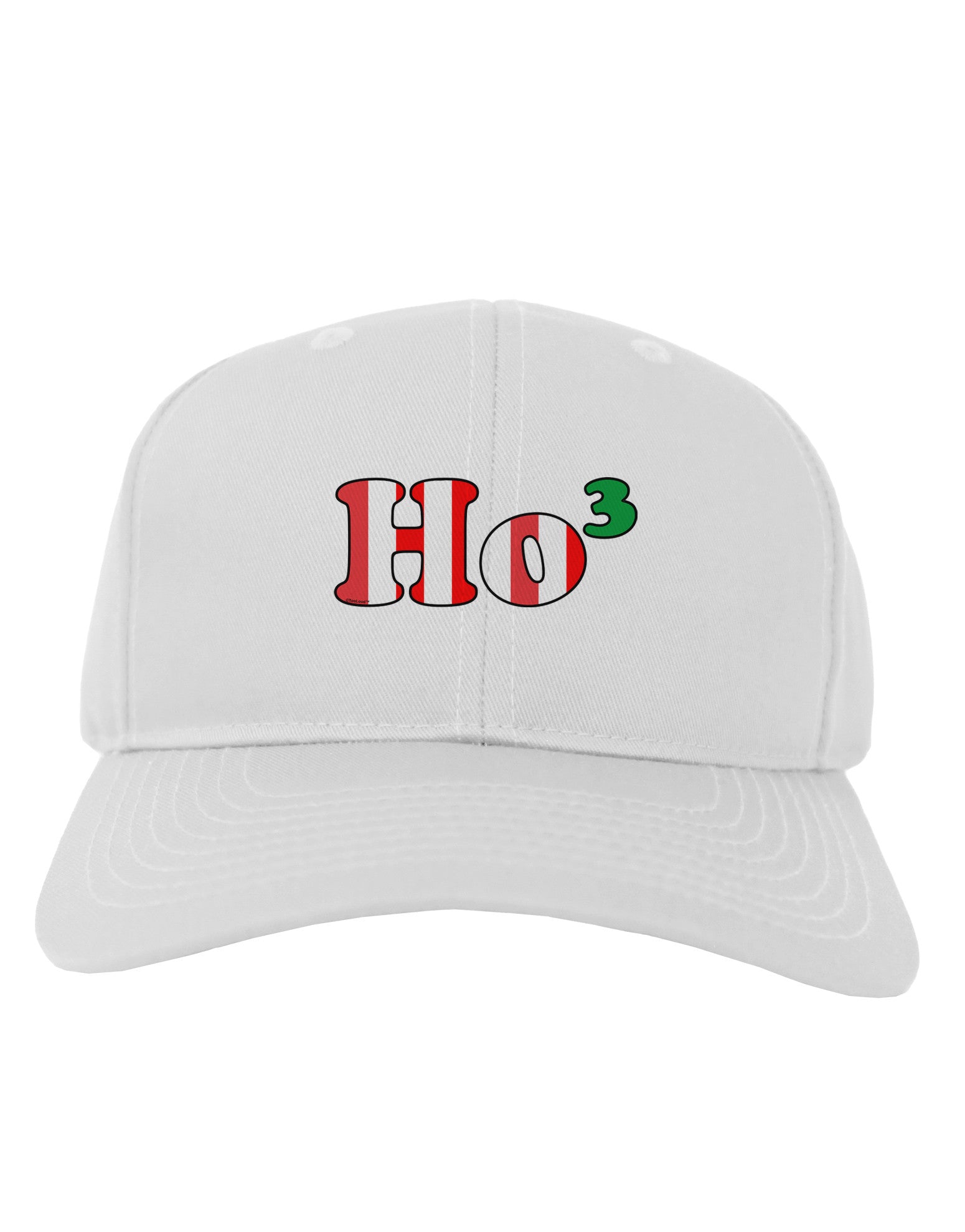Ho Ho Ho Math Christmas Adult Baseball Cap Hat-Baseball Cap-TooLoud-White-One Size-Davson Sales