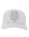 Skeleton Ribcage Halloween Adult Baseball Cap Hat-Baseball Cap-TooLoud-White-One Size-Davson Sales