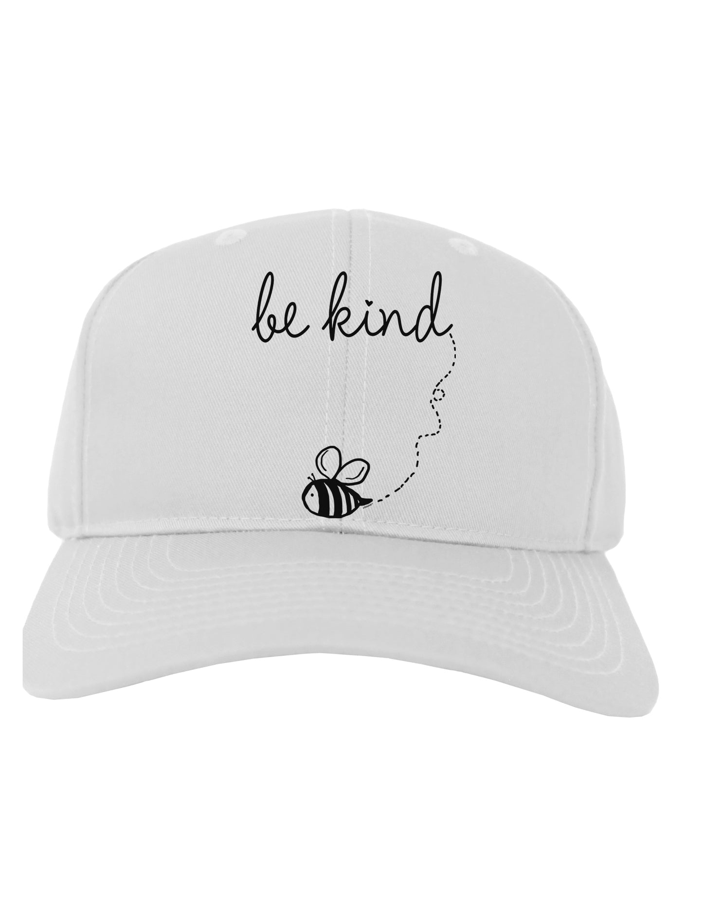 TooLoud Be Kind Adult Baseball Cap Hat-Baseball Cap-TooLoud-White-One-Size-Fits-Most-Davson Sales