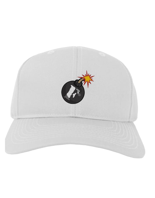 F-Bomb Funny Adult Baseball Cap Hat by TooLoud-Baseball Cap-TooLoud-White-One Size-Davson Sales
