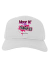 Move It Or Get Trampled Adult Baseball Cap Hat-Baseball Cap-TooLoud-White-One Size-Davson Sales