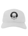 Scary Clown Grayscale Adult Baseball Cap Hat-Baseball Cap-TooLoud-White-One Size-Davson Sales