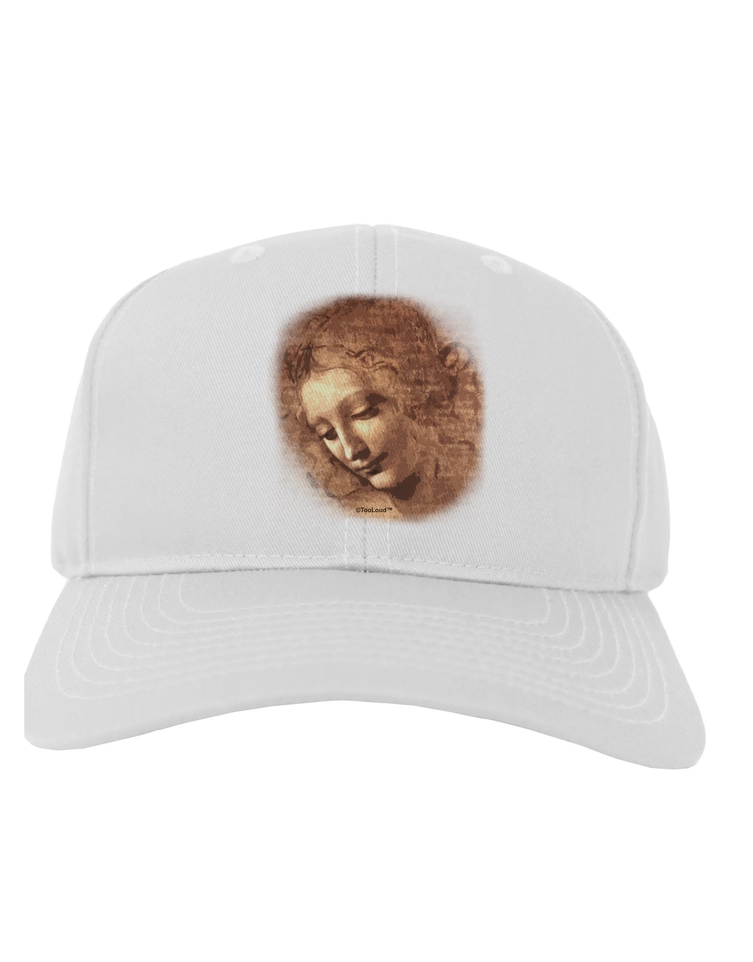 Lady With Disheveled Hair Adult Baseball Cap Hat-Baseball Cap-TooLoud-White-One Size-Davson Sales