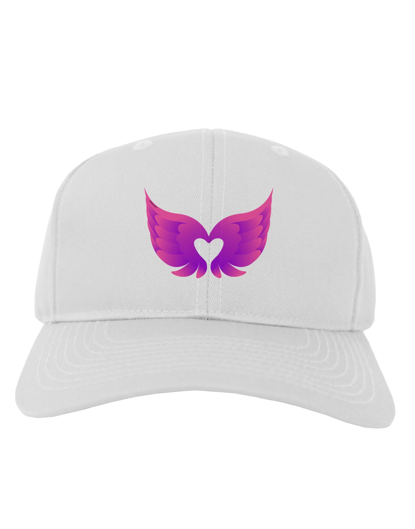 Cute Angel Wings Pair Heart Adult Baseball Cap Hat-Baseball Cap-TooLoud-White-One Size-Davson Sales