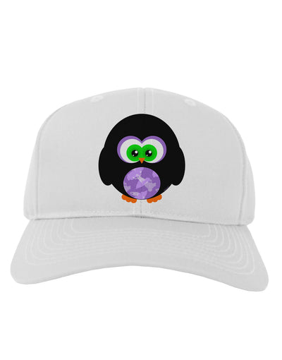 Cute Owl Halloween Adult Baseball Cap Hat-Baseball Cap-TooLoud-White-One Size-Davson Sales