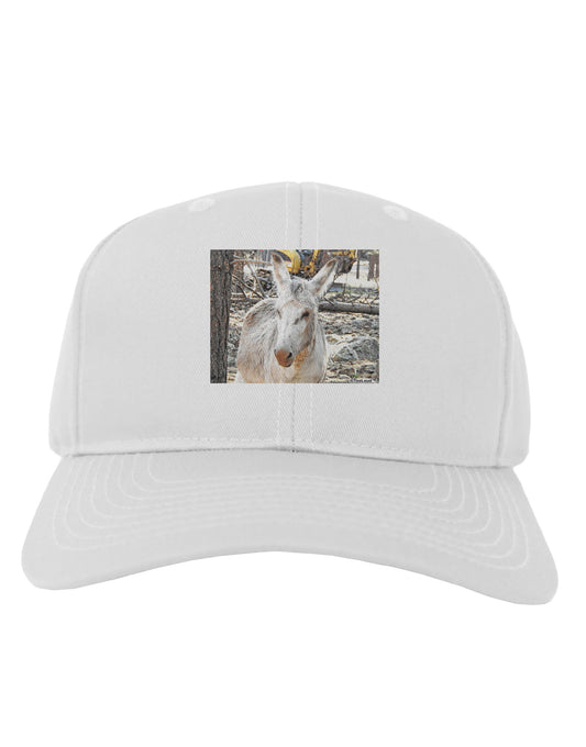 TooLoud Troubled Burro Adult Baseball Cap Hat-Baseball Cap-TooLoud-White-One Size-Davson Sales