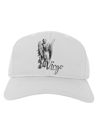 Virgo Illustration Adult Baseball Cap Hat-Baseball Cap-TooLoud-White-One Size-Davson Sales