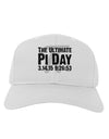 The Ultimate Pi Day Text Adult Baseball Cap Hat by TooLoud-Baseball Cap-TooLoud-White-One Size-Davson Sales