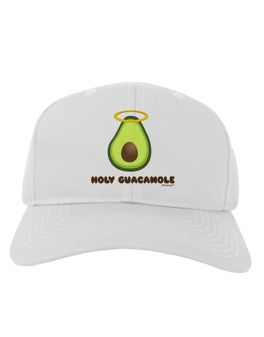 Holy Guacamole Design Adult Baseball Cap Hat by TooLoud-Baseball Cap-TooLoud-White-One Size-Davson Sales