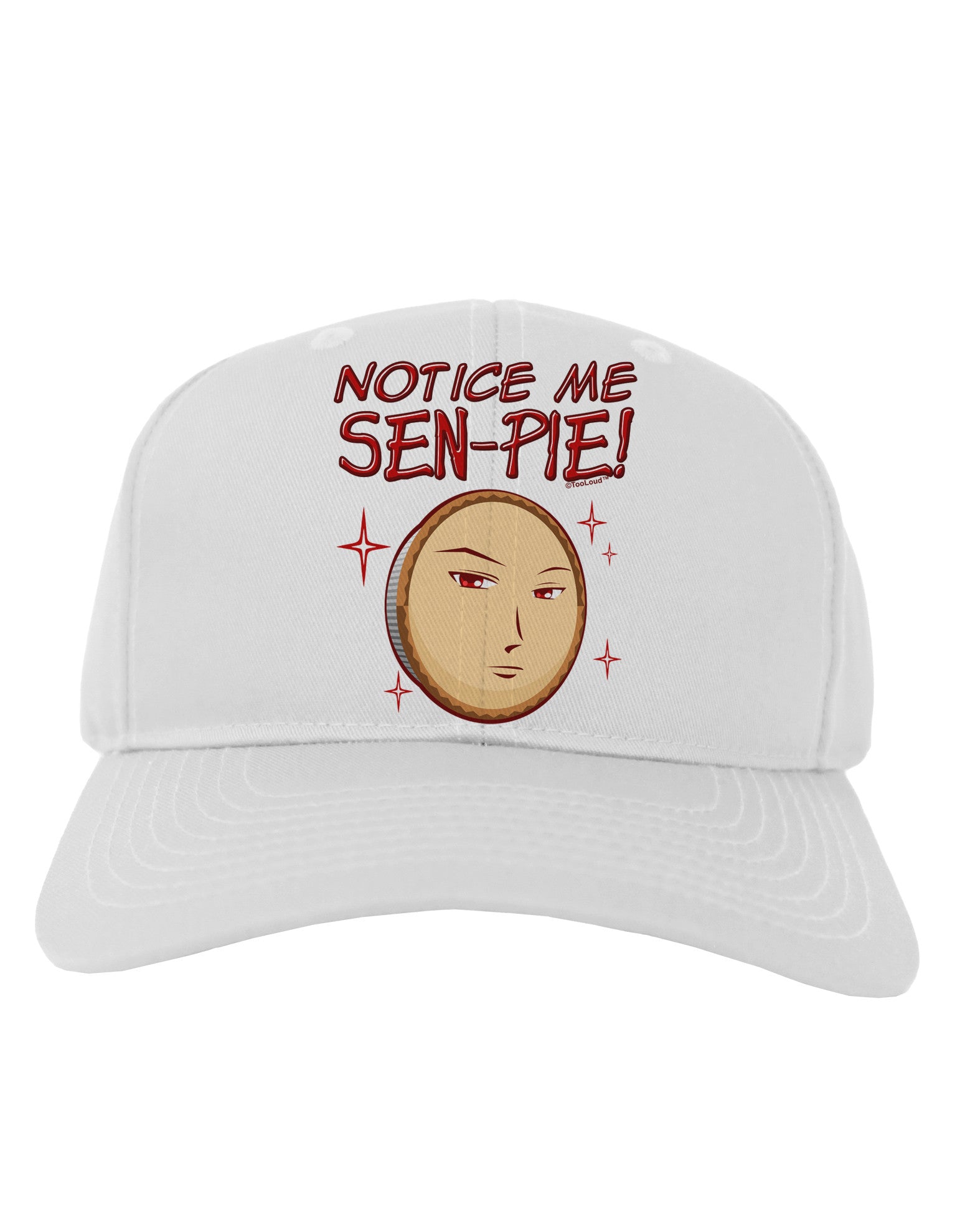 Notice Me Sen-pie Adult Baseball Cap Hat-Baseball Cap-TooLoud-White-One Size-Davson Sales