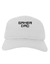 Gamer Dad Adult Baseball Cap Hat by TooLoud-Baseball Cap-TooLoud-White-One Size-Davson Sales