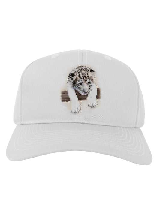 Leopard Cub Adult Baseball Cap Hat-Baseball Cap-TooLoud-White-One Size-Davson Sales