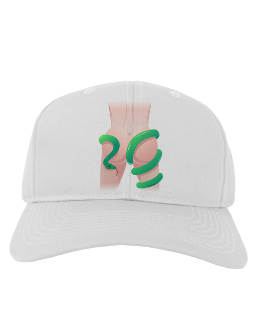 Lady Anaconda Design Light Adult Baseball Cap Hat-Baseball Cap-TooLoud-White-One Size-Davson Sales