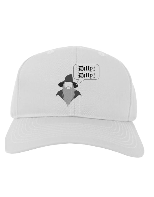 Wizard Dilly Dilly Adult Baseball Cap Hat by TooLoud-Baseball Cap-TooLoud-White-One Size-Davson Sales