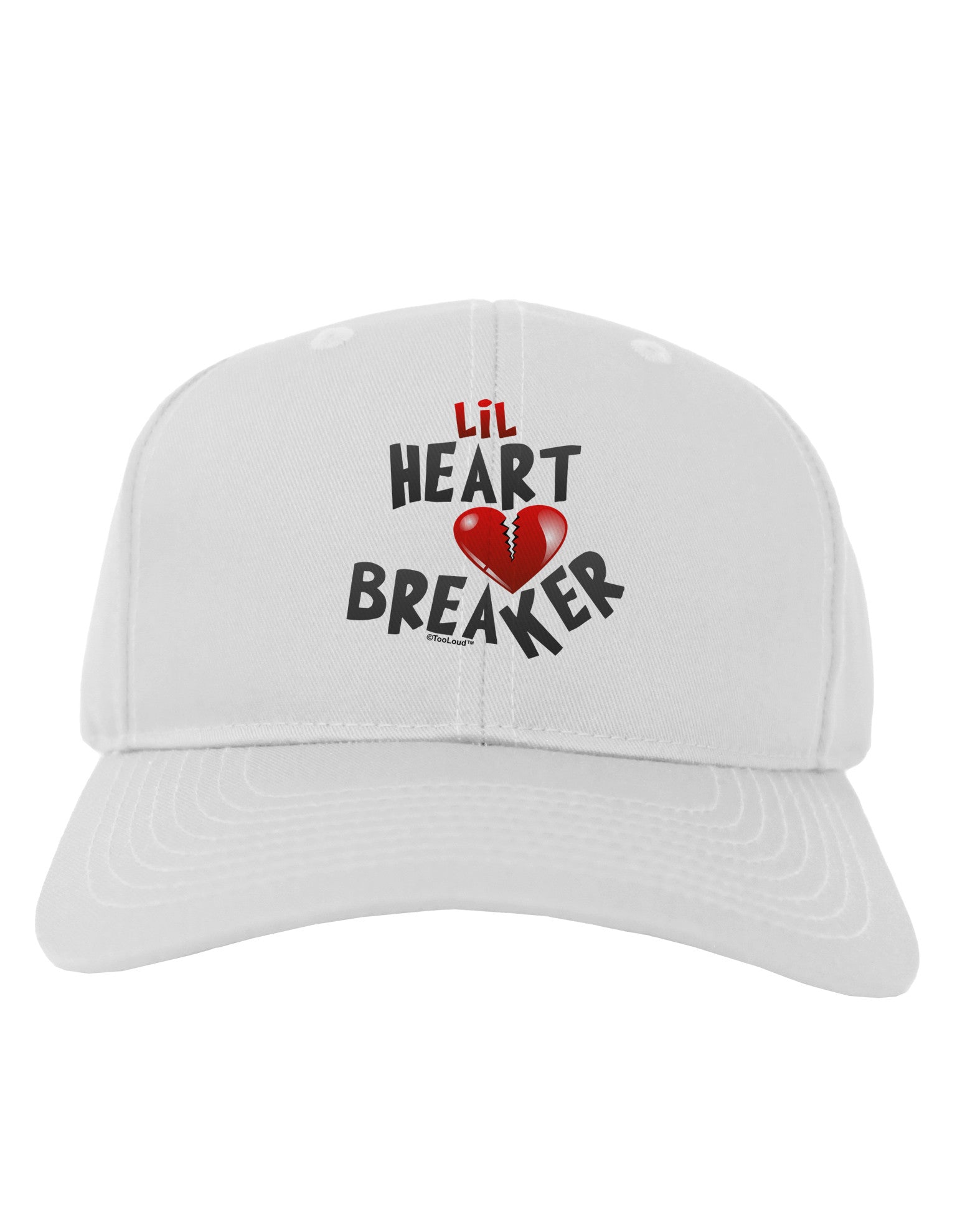 Lil Heart Breaker Adult Baseball Cap Hat-Baseball Cap-TooLoud-White-One Size-Davson Sales