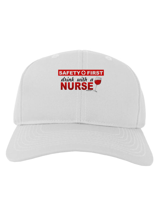 Drink With A Nurse Adult Baseball Cap Hat-Baseball Cap-TooLoud-White-One Size-Davson Sales