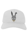 Scary Bunny Face Adult Baseball Cap Hat-Baseball Cap-TooLoud-White-One Size-Davson Sales