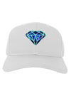 Space Diamond Adult Baseball Cap Hat-Baseball Cap-TooLoud-White-One Size-Davson Sales